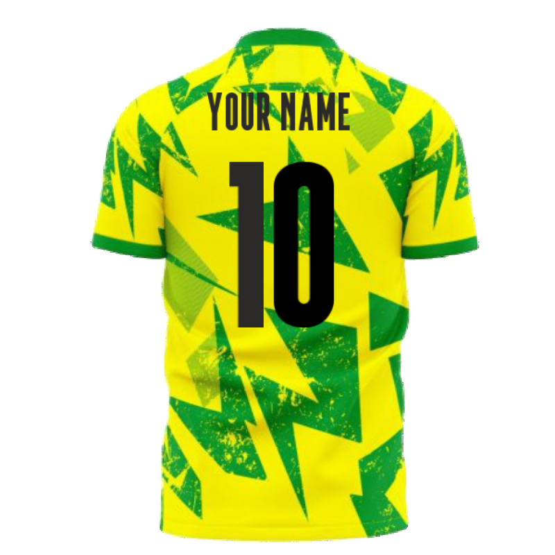 Norwich 2020-2021 Home Concept Football Kit (Libero) (Your Name)