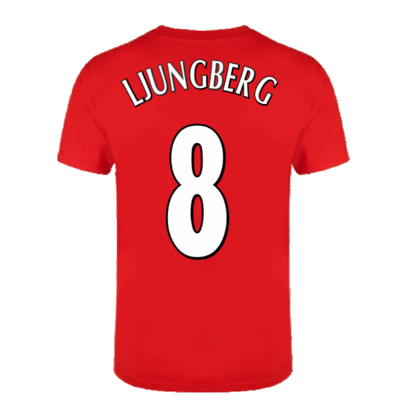 The Invincibles 49 Unbeaten T-Shirt (Red) (LJUNGBERG 8)