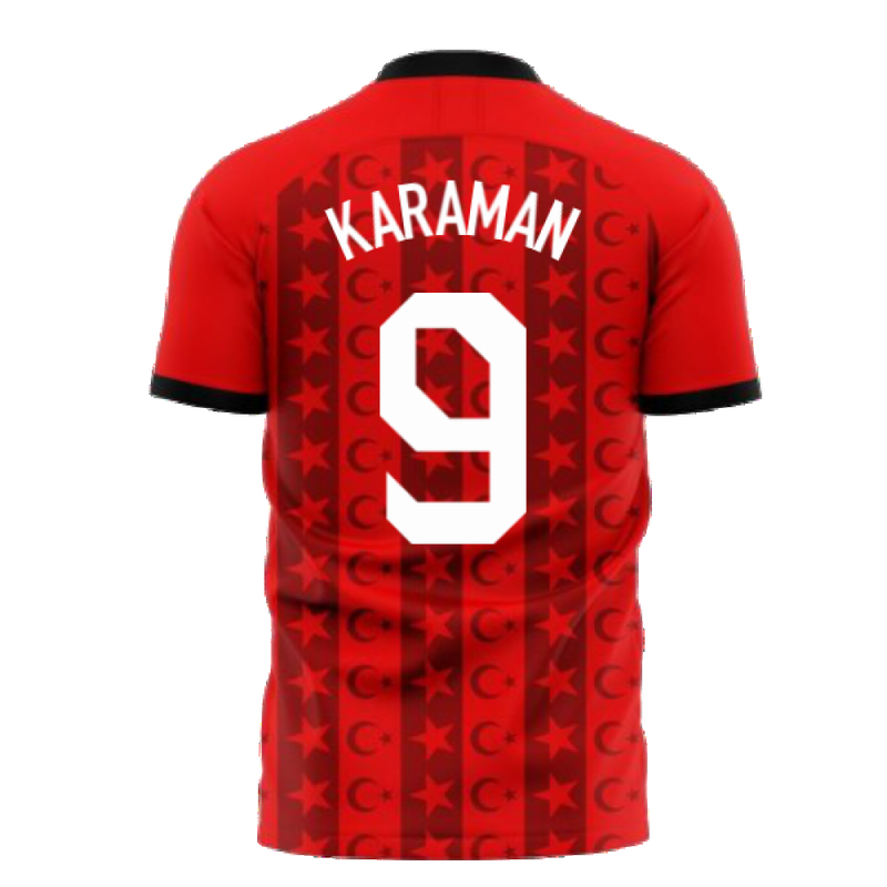 Turkey 2020-2021 Home Concept Football Kit (Libero) (KARAMAN 9)