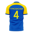 Ukraine Stop War Concept Football Kit (Libero) - Blue (TYMOSHCHUK 4)