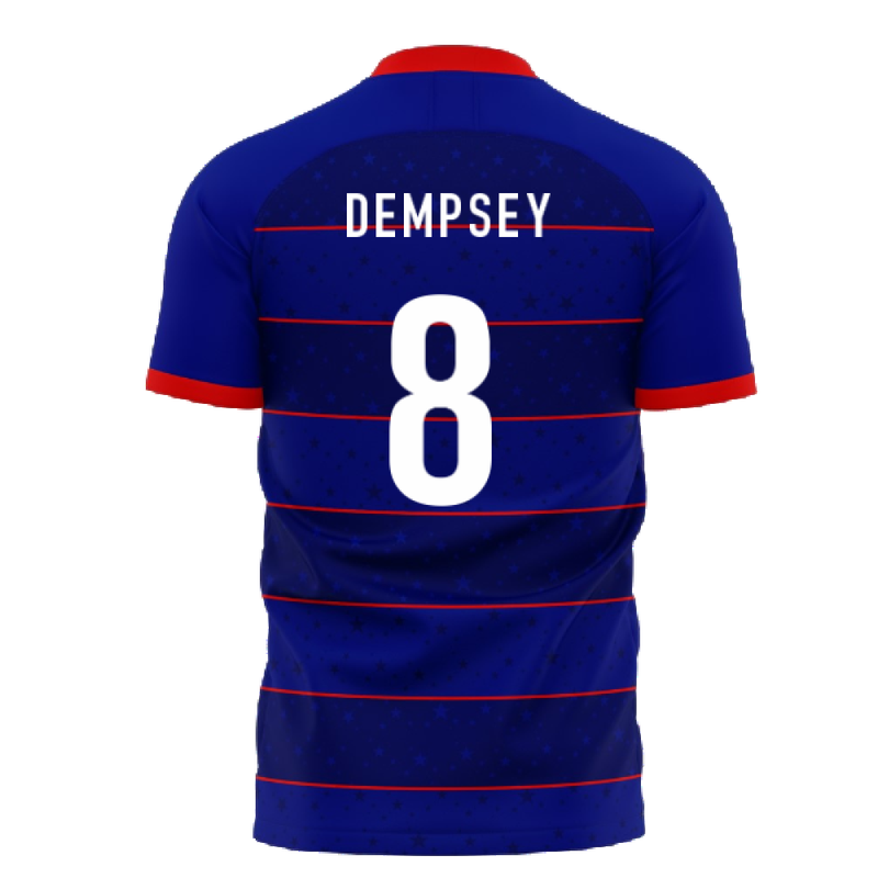 United States 2023-2024 Away Concept Football Kit (Libero) (DEMPSEY 8)