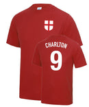 Bobby Charlton 1966 England Fancy Dress Football T Shirt