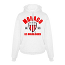 Monaco Est.1924 footer with hood - White