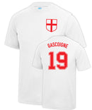 Paul 'Gazza' Gascoigne England Italia 1990 Football T Shirt