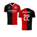 Blackburn 2020-2021 Away Concept Football Kit (Viper) (Brereton Diaz 22)