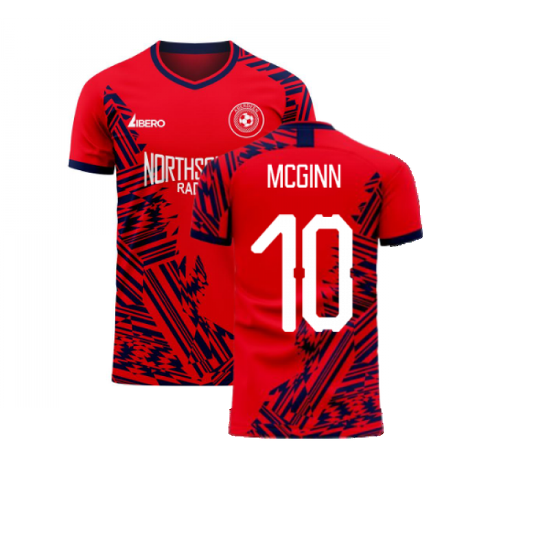 Aberdeen 2020-2021 Home Concept Football Kit (Libero) (McGinn 10)