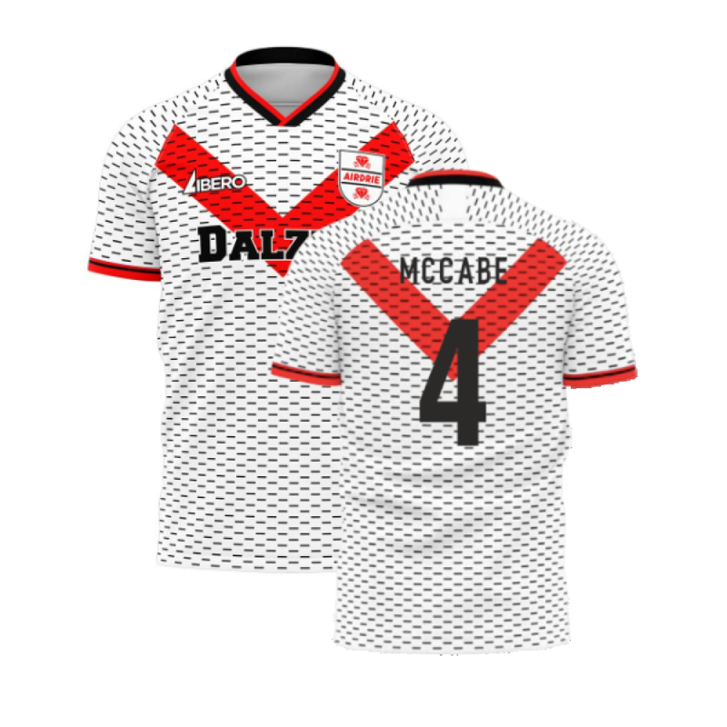 Airdrie 2023-2024 Home Concept Football Kit (Libero) (McCabe 4)