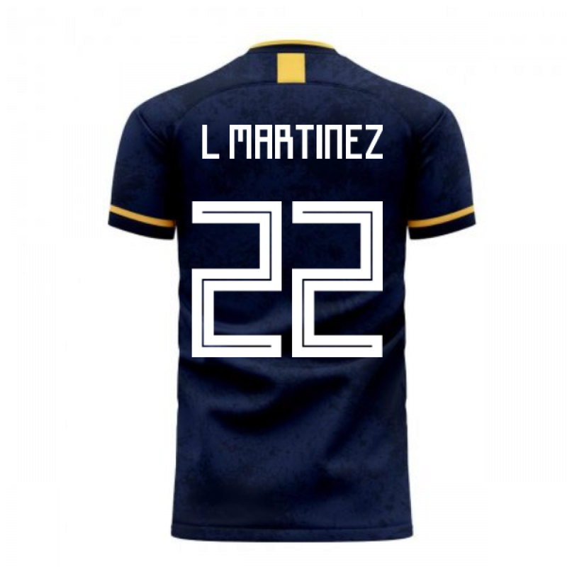 Argentina 2020-2021 Away Concept Football Kit (Libero) (L MARTINEZ 22)