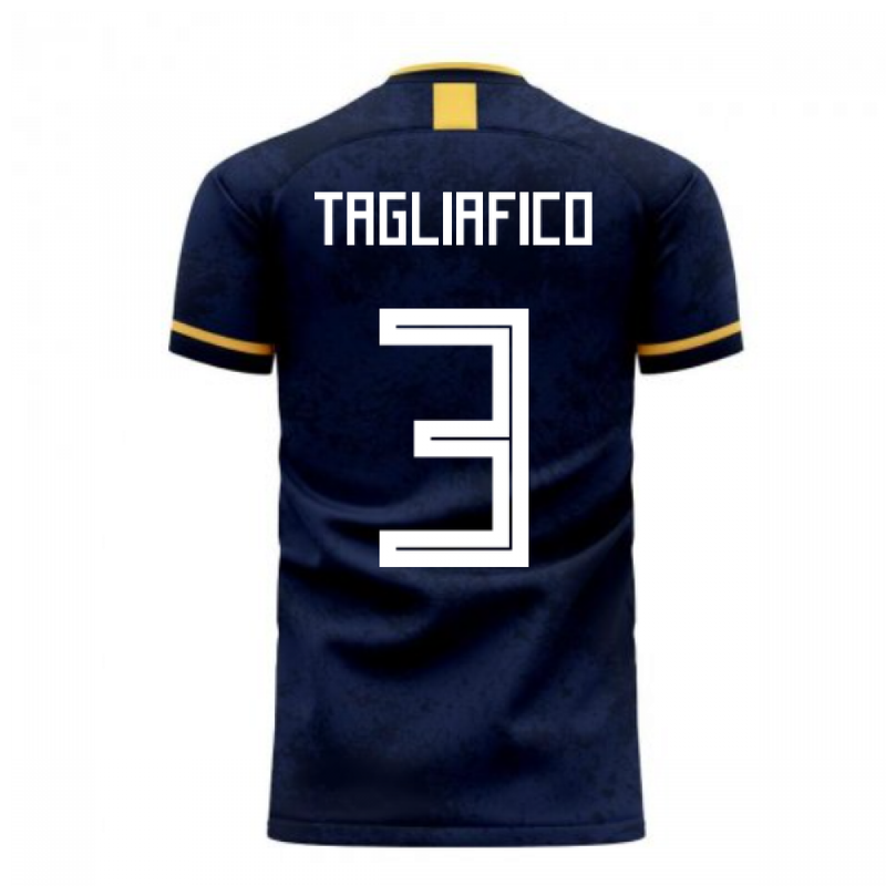 Argentina 2020-2021 Away Concept Football Kit (Libero) (TAGLIAFICO 3)