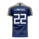Argentina 2020-2021 Away Concept Football Kit (Viper) (L MARTINEZ 22)