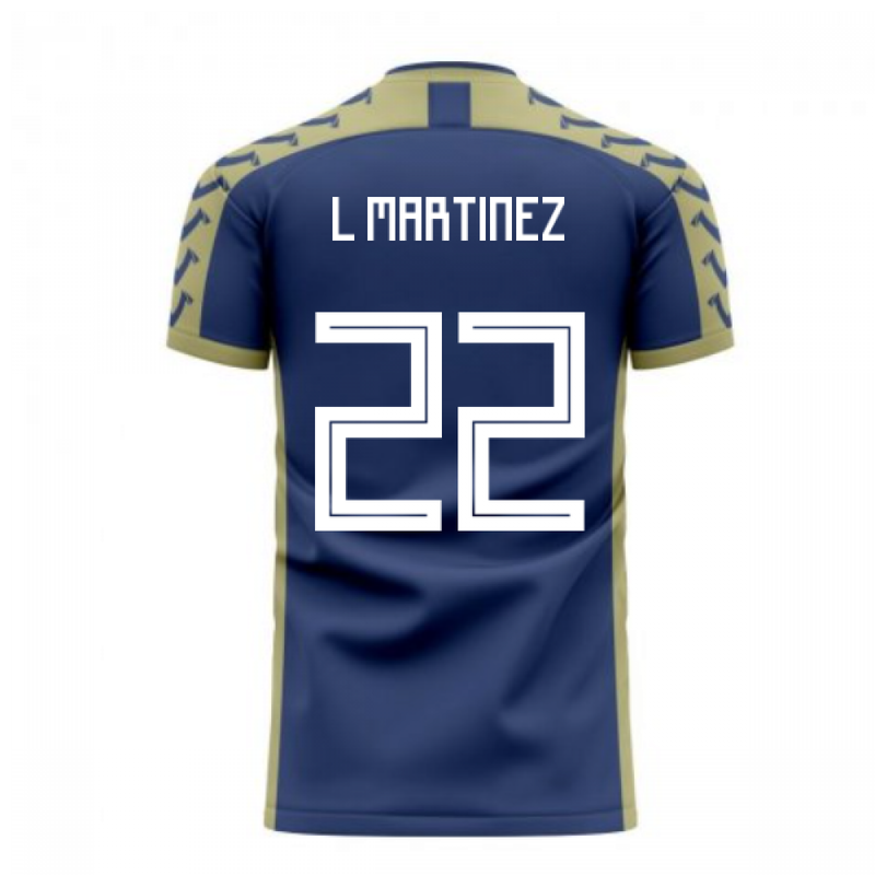 Argentina 2020-2021 Away Concept Football Kit (Viper) (L MARTINEZ 22)