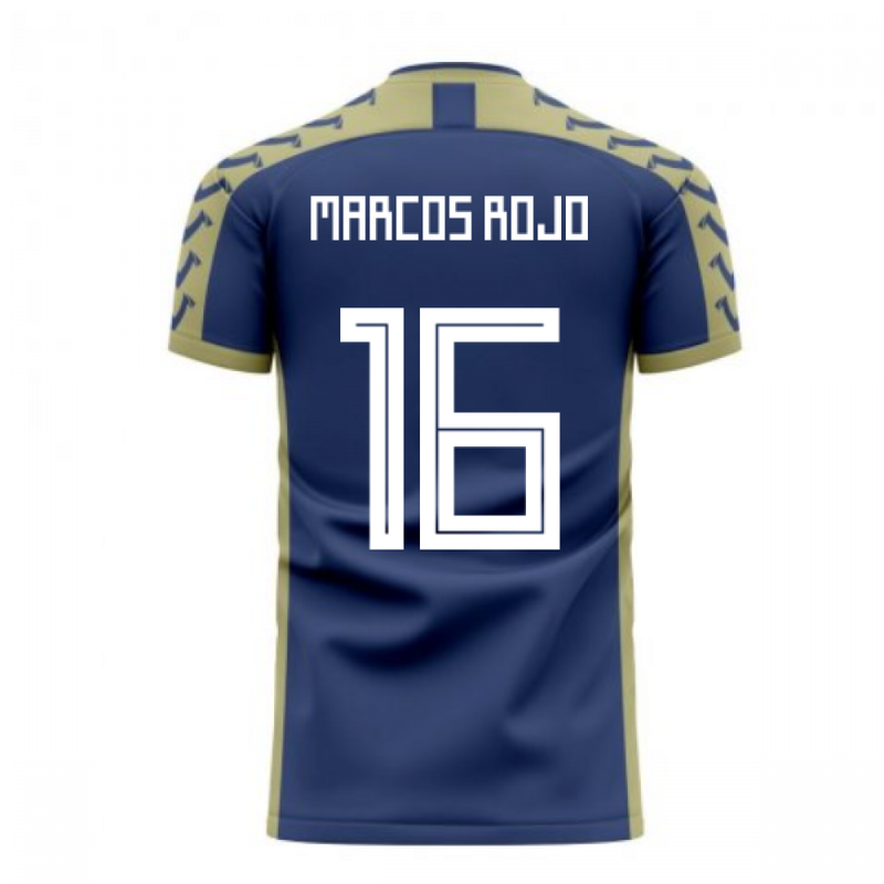 Argentina 2020-2021 Away Concept Football Kit (Viper) (MARCOS ROJO 16)