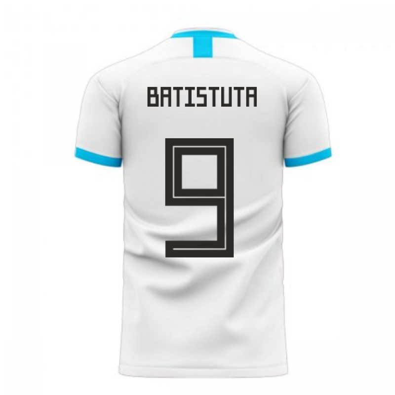 Argentina 2020-2021 Home Concept Football Kit (Libero) (BATISTUTA 9)