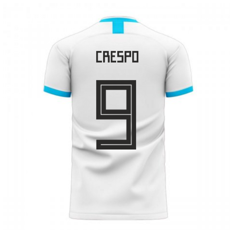Argentina 2020-2021 Home Concept Football Kit (Libero) (CRESPO 9)