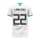 Argentina 2020-2021 Home Concept Football Kit (Libero) (L MARTINEZ 22)