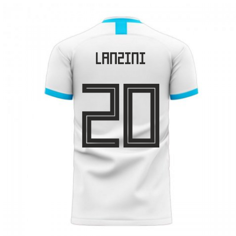 Argentina 2020-2021 Home Concept Football Kit (Libero) (LANZINI 20)