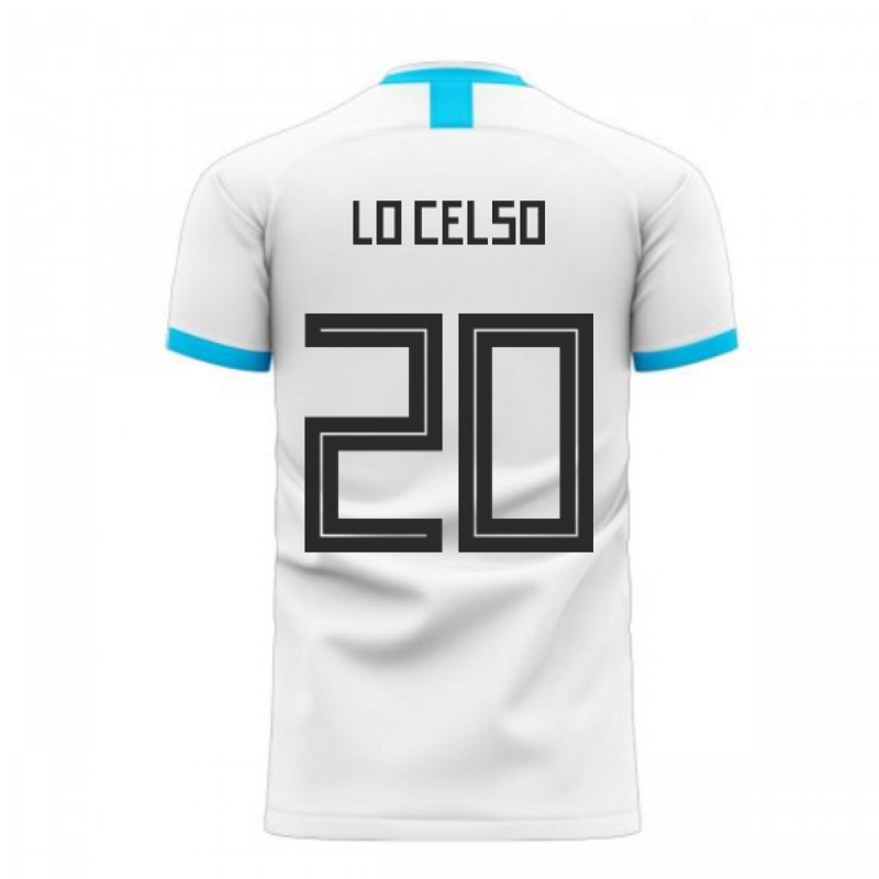 Argentina 2020-2021 Home Concept Football Kit (Libero) (LO CELSO 20)