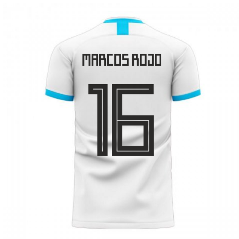 Argentina 2020-2021 Home Concept Football Kit (Libero) (MARCOS ROJO 16)