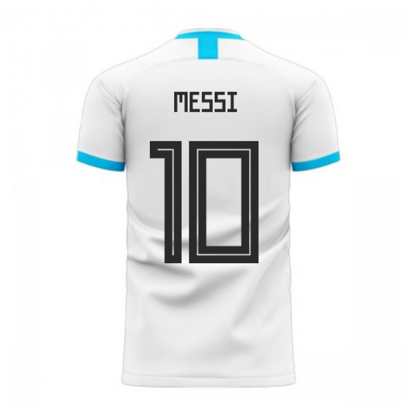 Argentina 2020-2021 Home Concept Football Kit (Libero) (MESSI 10)