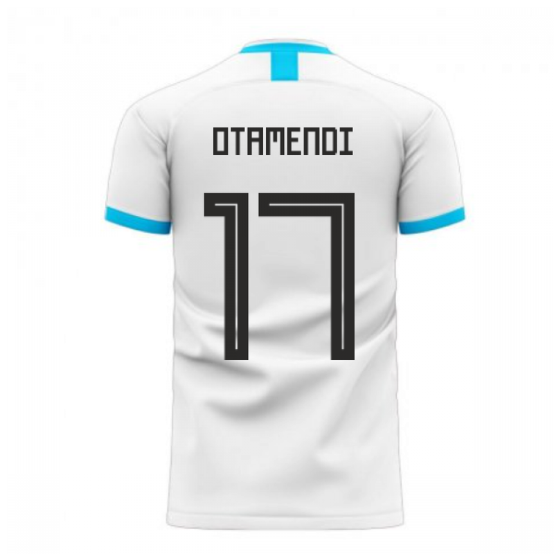Argentina 2020-2021 Home Concept Football Kit (Libero) (OTAMENDI 17)