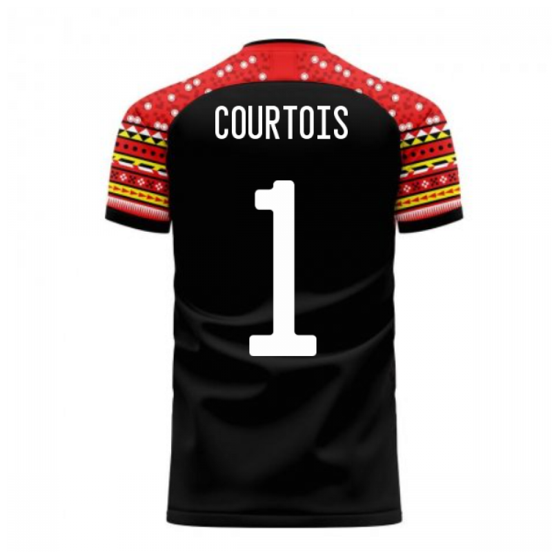 Belgium 2020-2021 Away Concept Football Kit (Libero) (COURTOIS 1)