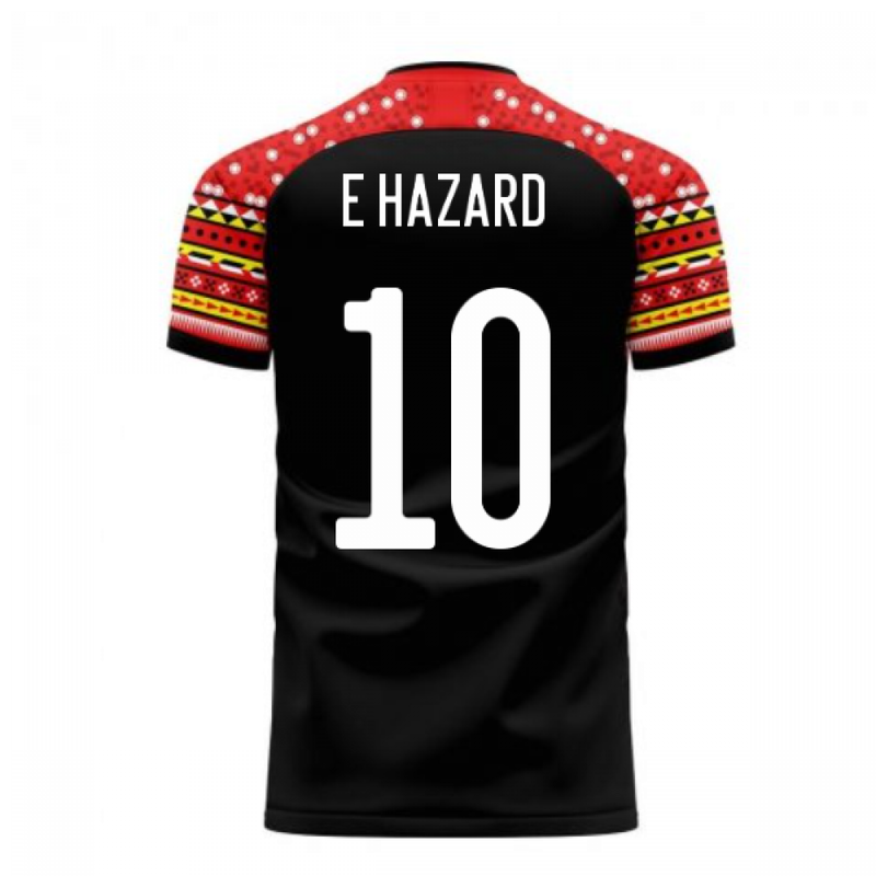 Belgium 2020-2021 Away Concept Football Kit (Libero) (E HAZARD 10)