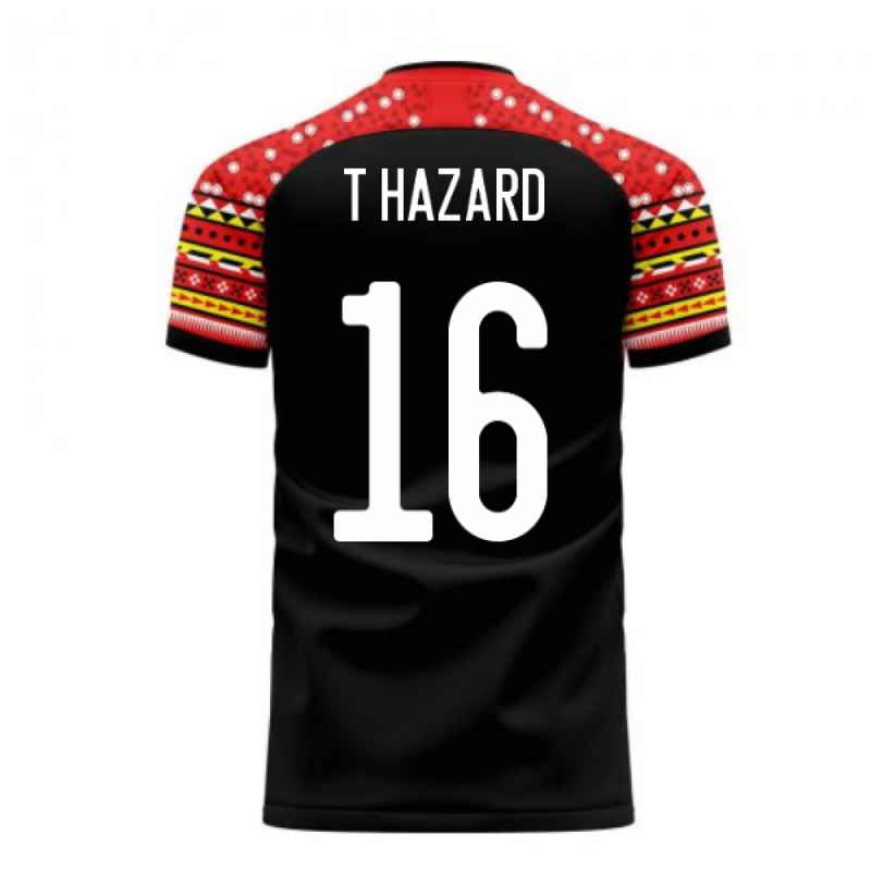 Belgium 2020-2021 Away Concept Football Kit (Libero) (T HAZARD 16)