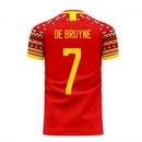 Belgium 2020-2021 Home Concept Football Kit (Libero) (DE BRUYNE 7)