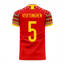 Belgium 2020-2021 Home Concept Football Kit (Libero) (VERTONGHEN 5)