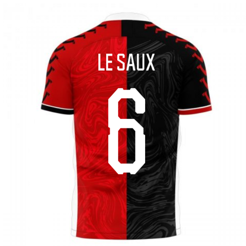 Blackburn 2020-2021 Away Concept Football Kit (Viper) (Le Saux 6)