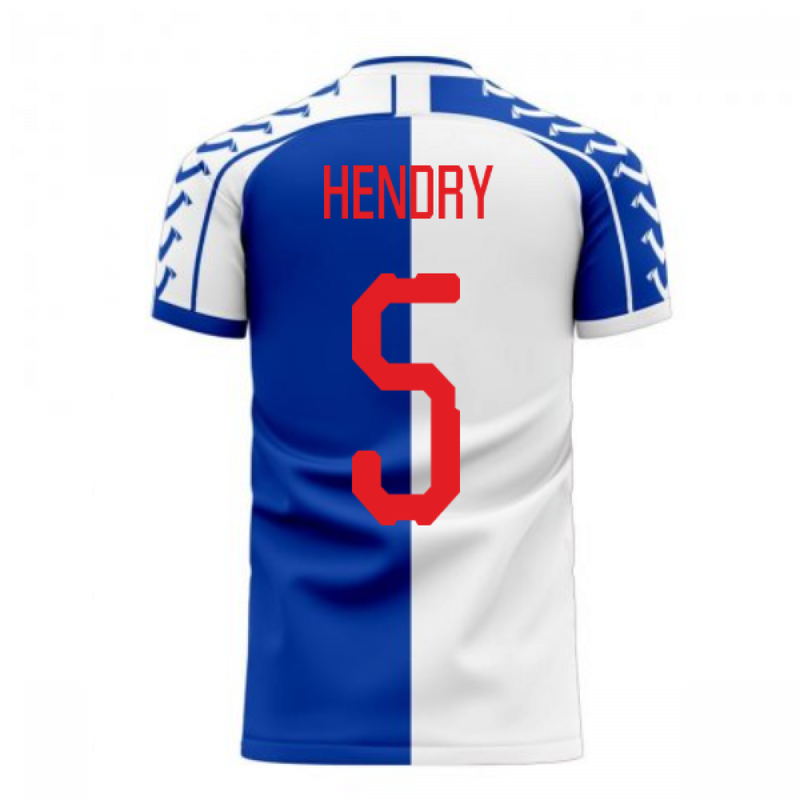 Blackburn 2020-2021 Home Concept Football Kit (Viper) (Hendry 5)