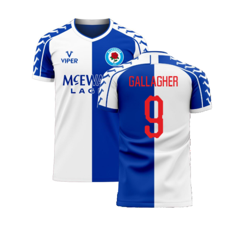 Blackburn 2023-2024 Home Concept Football Kit (Viper) (Gallagher 9)
