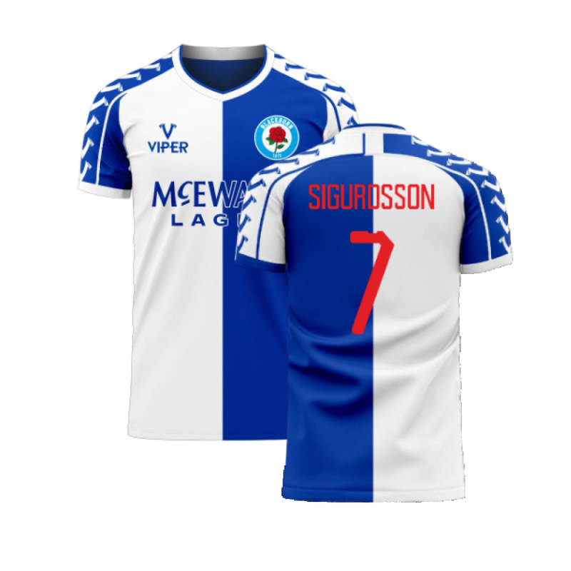 Blackburn 2023-2024 Home Concept Football Kit (Viper) (Sigurdsson 7)