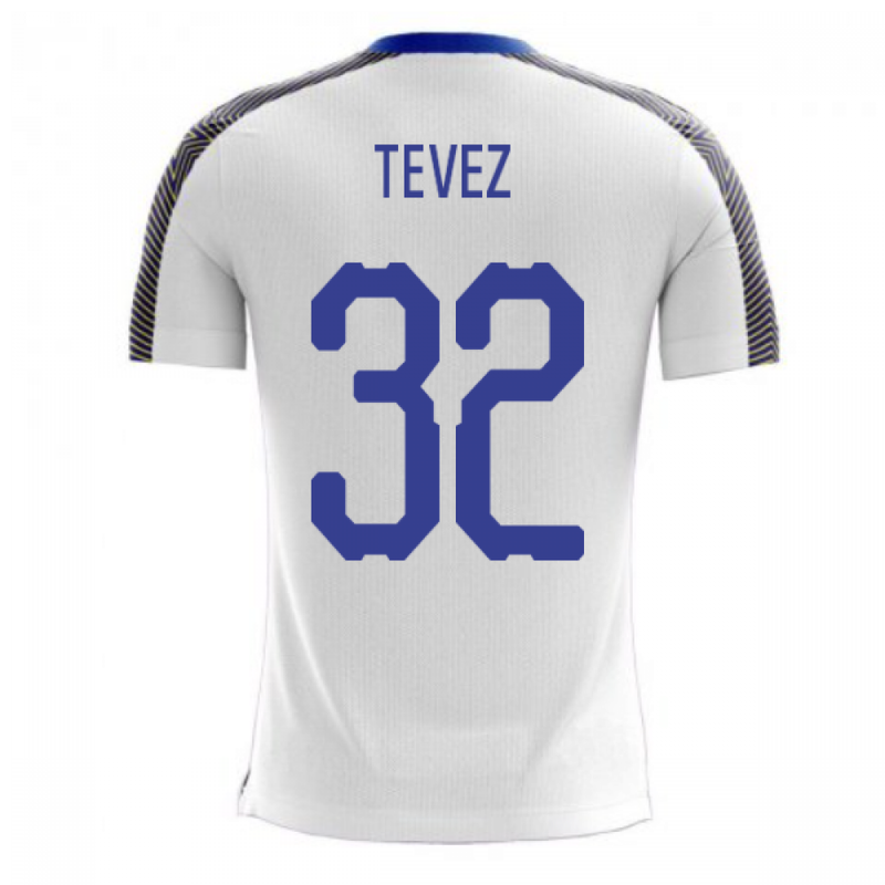 Boca Juniors 2020-2021 Away Concept Football Kit (Libero) (TEVEZ 32)