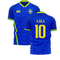 Brazil 2021-2022 Away Concept Football Kit (Fans Culture) (KAKA 10)
