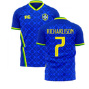 Brazil 2021-2022 Away Concept Football Kit (Fans Culture) (RICHARLISON 7)