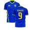 Brazil 2021-2022 Away Concept Football Kit (Fans Culture) (ROMARIO 9)