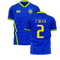 Brazil 2021-2022 Away Concept Football Kit (Fans Culture) (T SILVA 2)