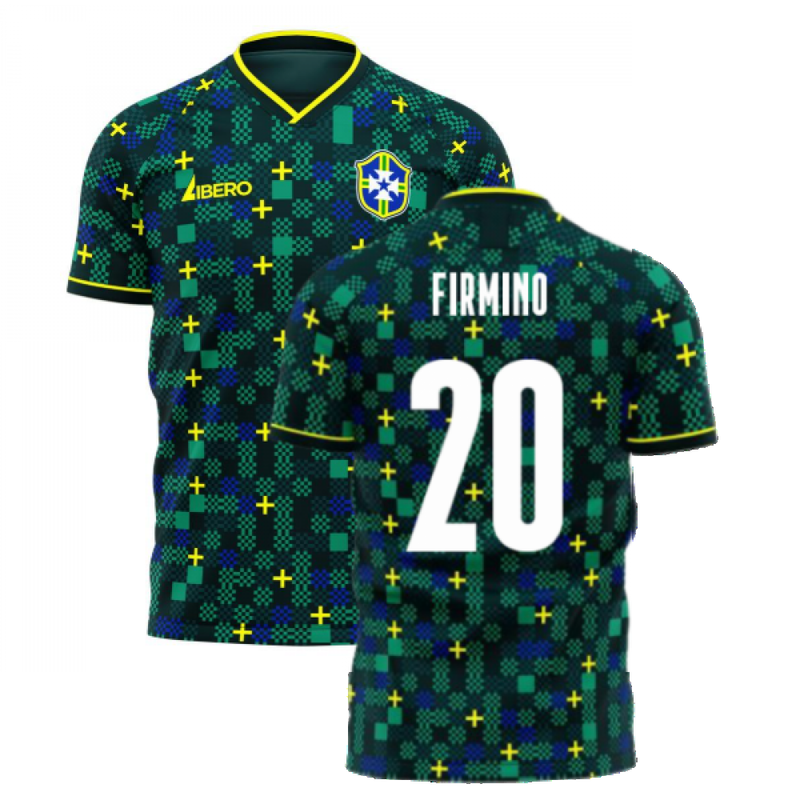 Brazil 2021-2022 Third Concept Football Kit (Libero) (FIRMINO 20)