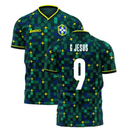 Brazil 2021-2022 Third Concept Football Kit (Libero) (G JESUS 9)