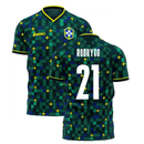 Brazil 2021-2022 Third Concept Football Kit (Libero) (RODRYGO 21)