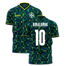 Brazil 2021-2022 Third Concept Football Kit (Libero) (RONALDINHO 10)