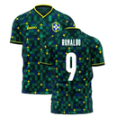 Brazil 2021-2022 Third Concept Football Kit (Libero) (RONALDO 9)