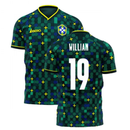 Brazil 2021-2022 Third Concept Football Kit (Libero) (WILLIAN 19)