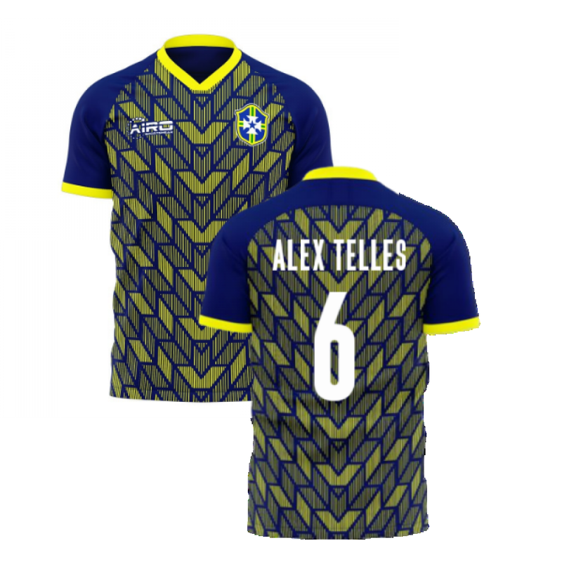 Brazil 2022-2023 Special Edition Concept Football Kit (Airo) (ALEX TELLES 6)