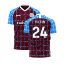 Burnley 2023-2024 Home Concept Football Kit (Libero) (CULLEN 24)