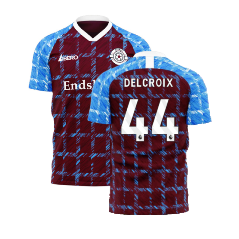 Burnley 2023-2024 Home Concept Football Kit (Libero) (Delcroix 44)
