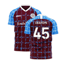 Burnley 2023-2024 Home Concept Football Kit (Libero) (OBAFEMI 45)