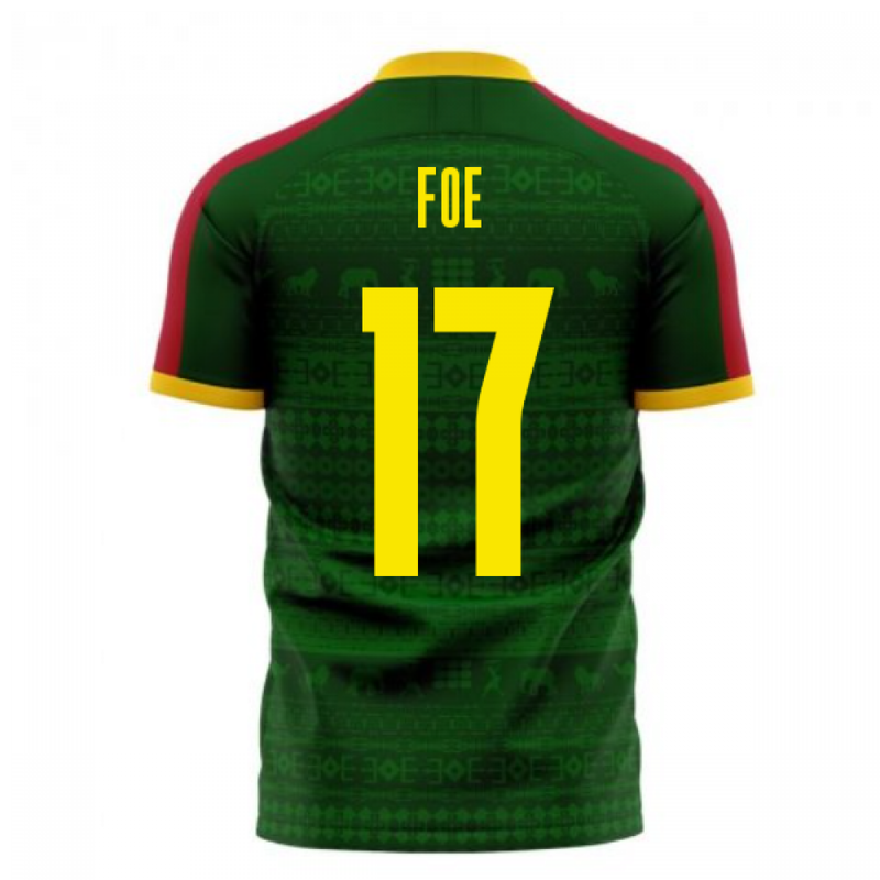 Cameroon 2020-2021 Home Concept Football Kit (Libero) (FOE 17)