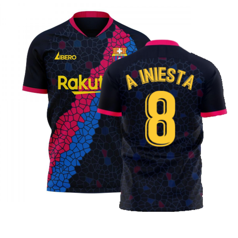 Catalonia 2022-2023 Away Concept Football Kit (Libero) (A INIESTA 8)